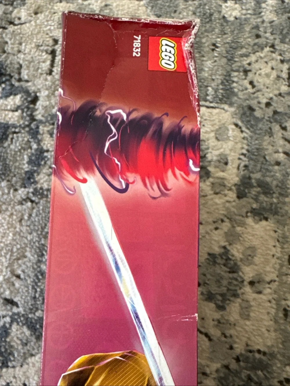 BOX DAMAGE LEGO Ninjago 71832 Thunderfang Dragon of Chaos Dragons Rising 668 Pcs